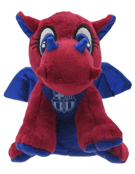 Llavero dragón de peluche FC Barcelona