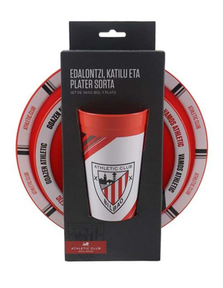 Set 3 piezas menaje Athletic Club Bilbao