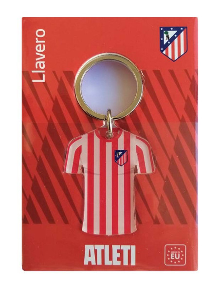 Llavero camiseta Atlético de Madrid metacrilato