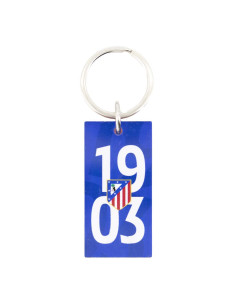 Llavero rectangular Atlético de Madrid 1903 metacrilato 2