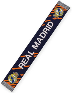 Bufanda multicolor Real Madrid azul blanca naranja