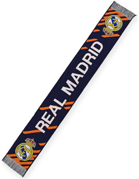 Bufanda multicolor Real Madrid azul blanca naranja