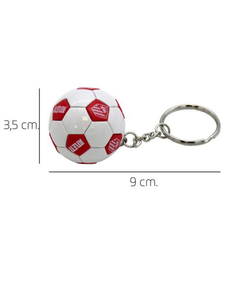 Llavero mini balón Atlético de Madrid