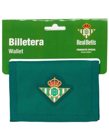 Cartera Real Betis con billetero tarjetero y monedero