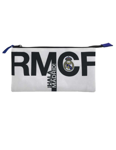 Estuche porta todo triple Real Madrid 2025