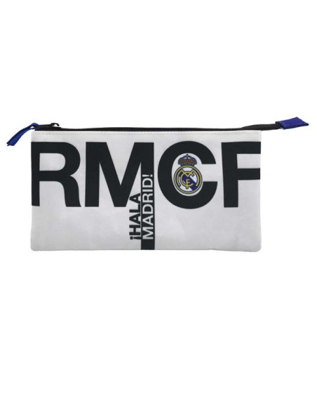 Estuche porta todo triple Real Madrid 2025