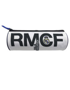 Real Madrid estuche porta todo escolar cilindro