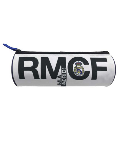Real Madrid estuche porta todo escolar cilindro