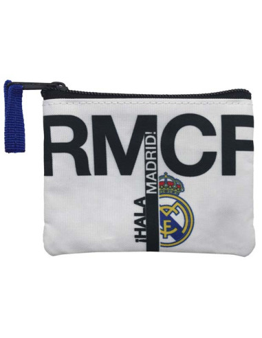 Real Madrid monedero rectangular de tela