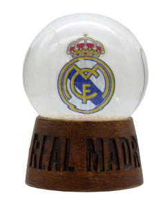Bola de nieve mediana Real Madrid con escudo y leyenda