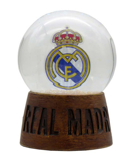 Bola de nieve mediana Real Madrid con escudo y leyenda
