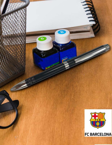 Bolígrafo de metal FC Barcelona en caja de regalo