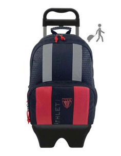 Mochila grande Athletic Club reflectante con carro escolar