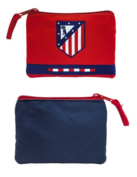 Monedero Atlético de Madrid con cierre de cremallera