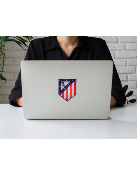Atlético de Madrid Sticker relieve escudo rojiblanco