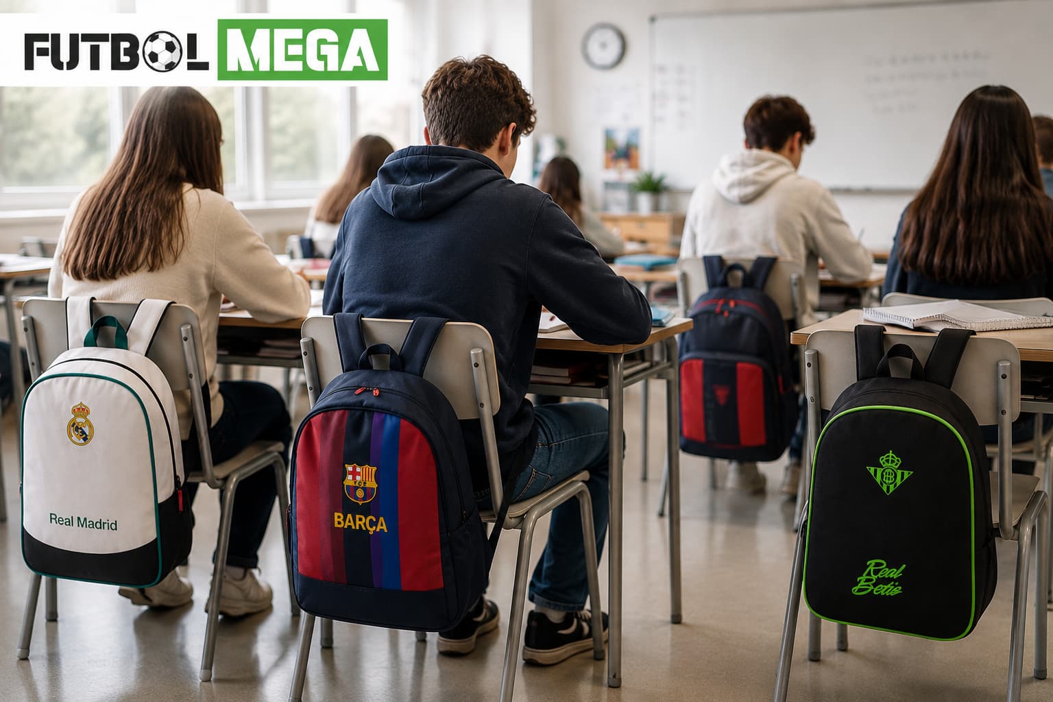 Mejores mochilas oficiales de fútbol para instituto