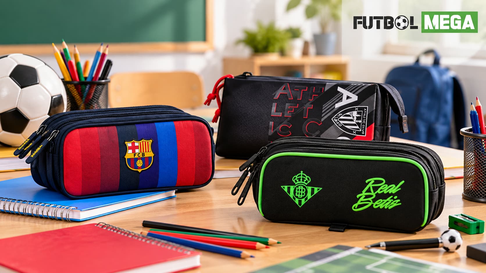 estuches oficiales de fútbol