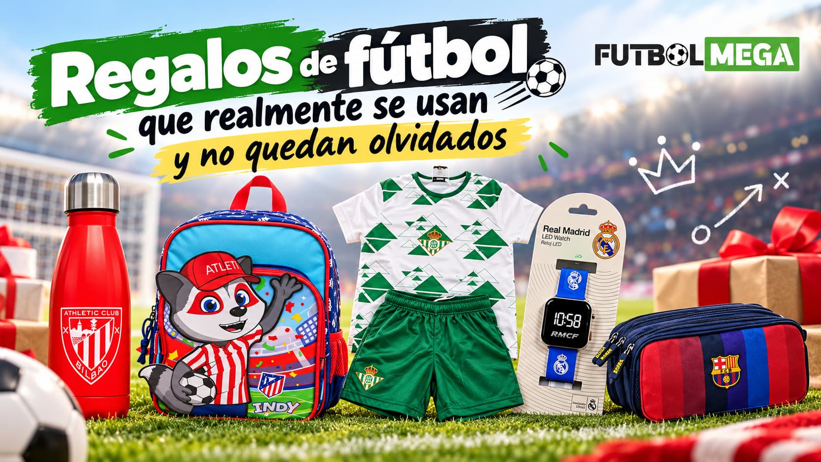 regalos de fútbol que se aprovechan