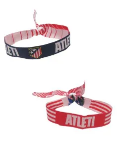 Atlético Madrid Pack 2 pulseras de tela 2