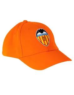 Gorra Valencia CF color naranja juvenil y adulto 2026