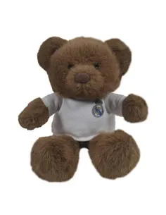 Osito peluche Real Madrid 20 cm. color marrón con camiseta
