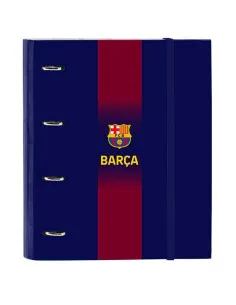 Carpeta 4 anillas FC Barcelona 100 hojas A4 de 35 cm.