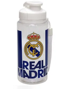 Botella cantimplora Real Madrid translúcida 550 m.