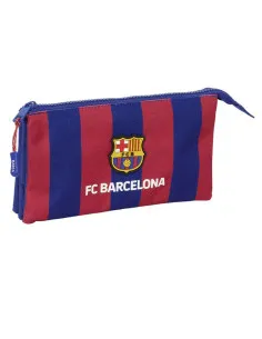 Estuche porta todo FC Barcelona tres departamentos 2025